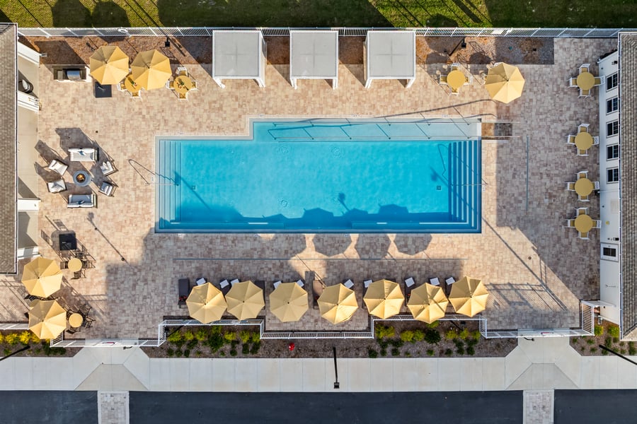 Reflections Heated Pool and Cabanas