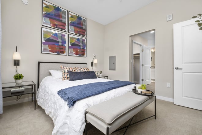 Plumbago primary bedroom