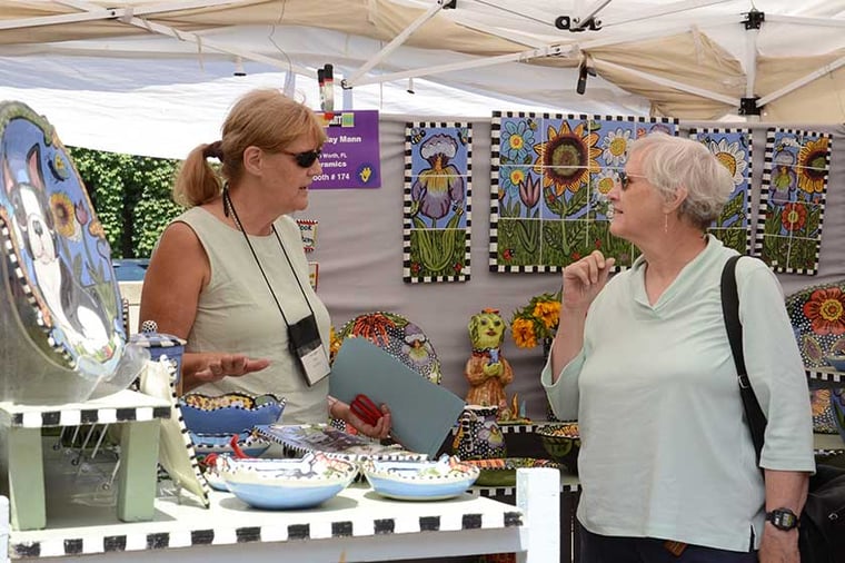 Toni Mann at Ann Arbor Art Fair