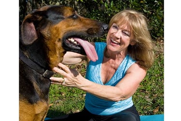 Woman Loves Her Dog