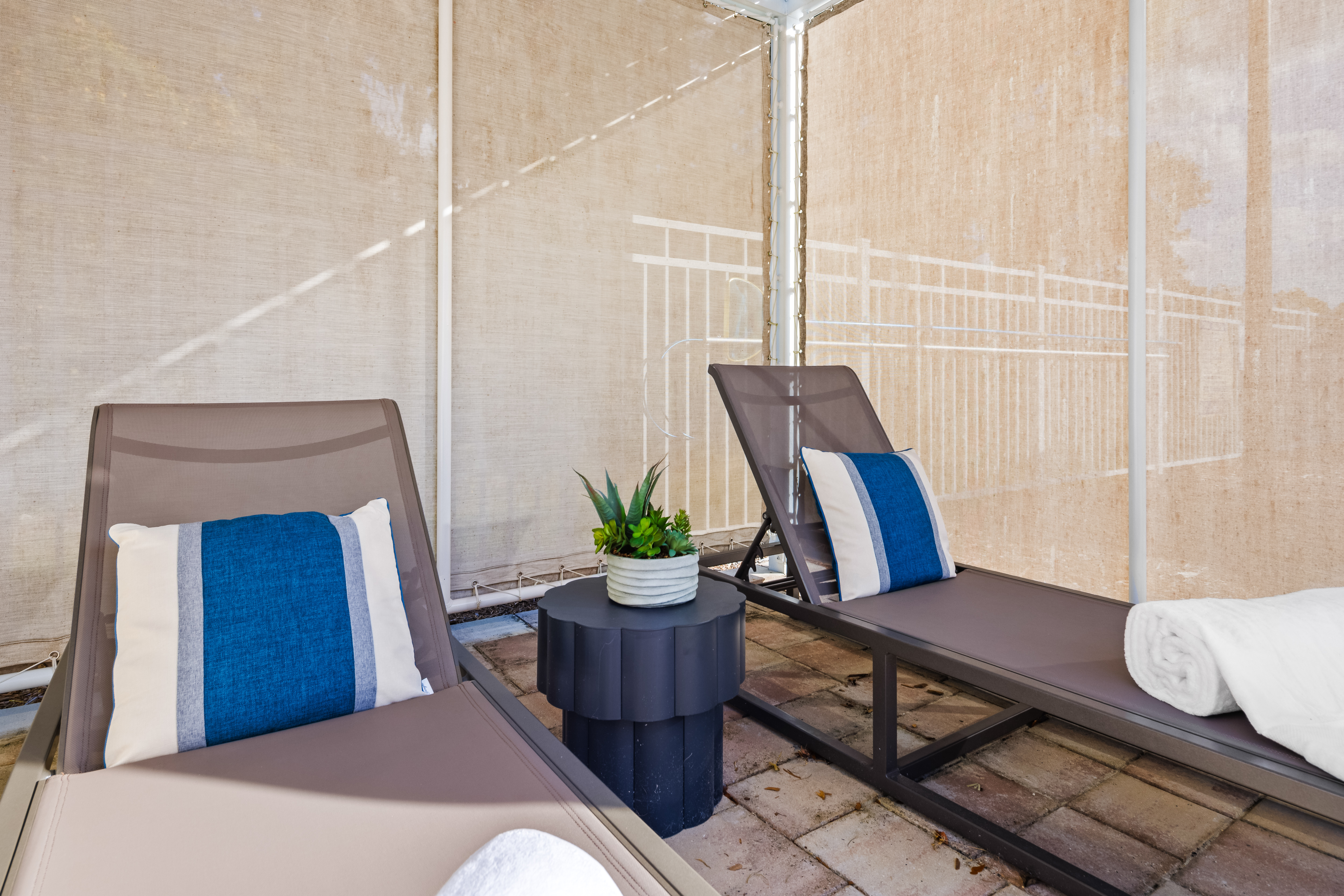 Reflections Heated Pool and Cabanas