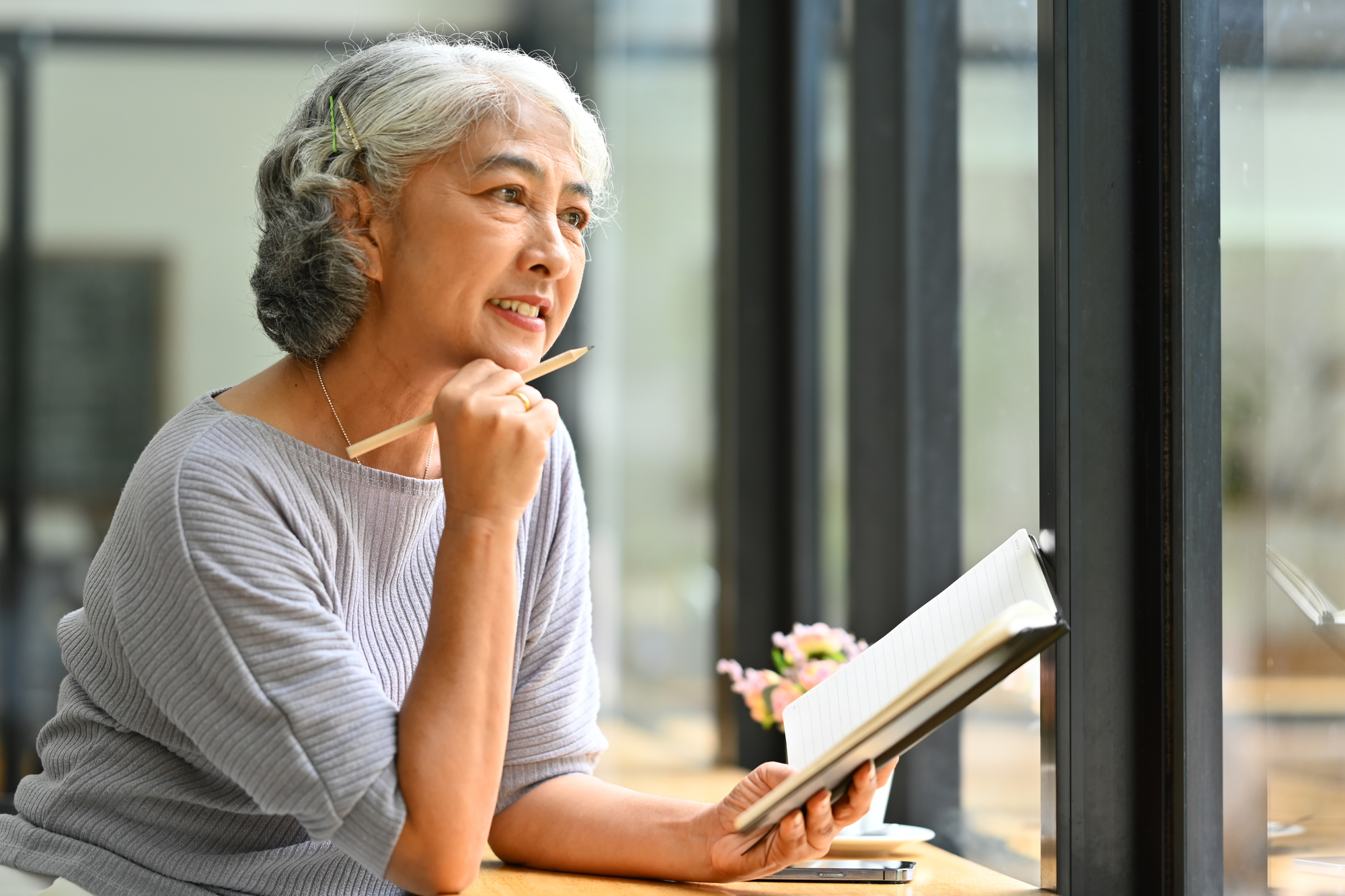 Senior Citizen Reading